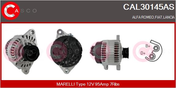 Генератор brand new hq CASCO CAL30145AS