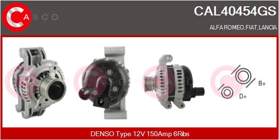 Генератор genuine CASCO CAL40454GS