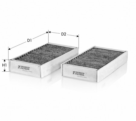 Фильтр воздух во внутренном пространстве TECNECO FILTERS CK9405C-2