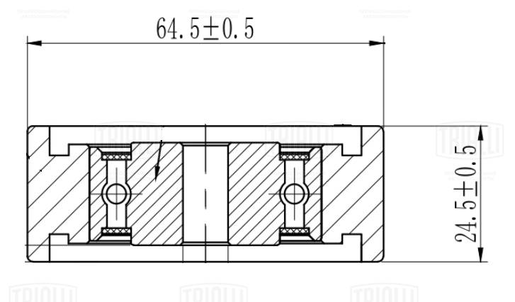 Паразитный / ведущий ролик поликлиновой ремень TRIALLI CM 5781