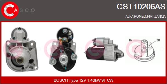 Стартер brand new hq CASCO CST10206AS