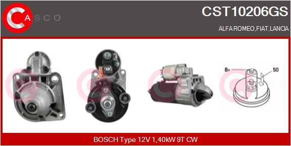 Стартер genuine CASCO CST10206GS