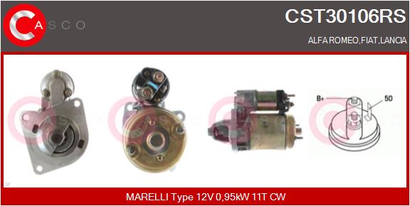 Стартер reman CASCO CST30106RS
