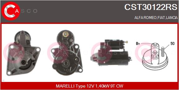Стартер reman CASCO CST30122RS