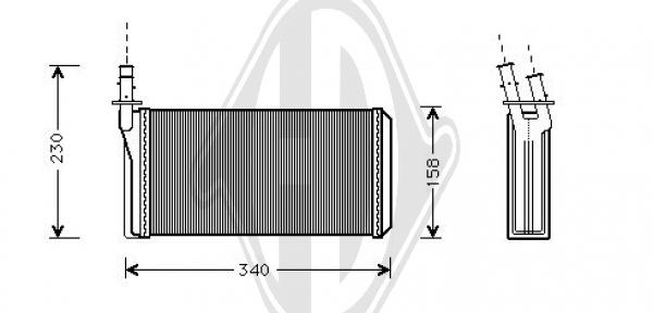 Теплообменник отопление салона diederichs climate DIEDERICHS DCM1270