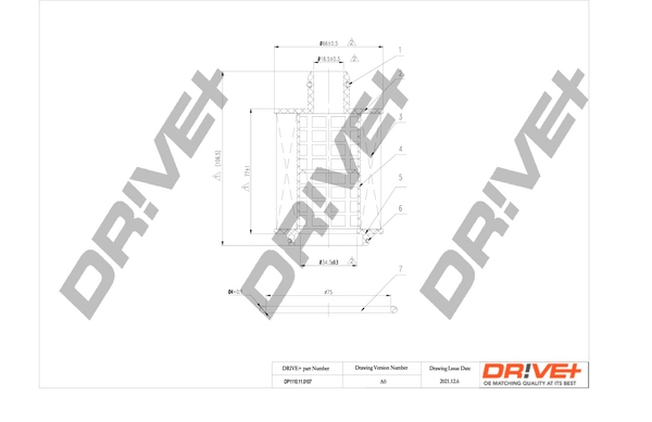 Масляный фильтр DR!VE+ DP1110.11.0107
