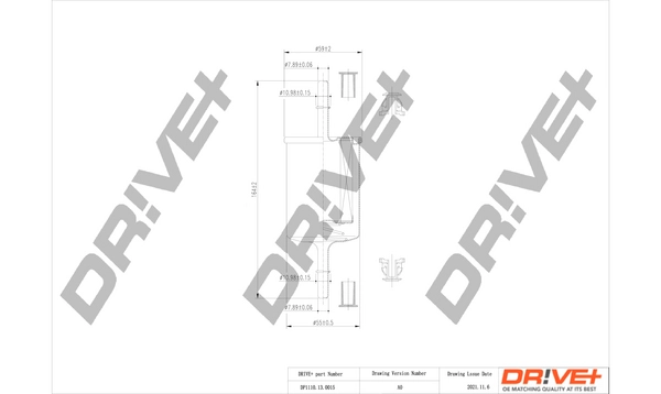 Топливный фильтр DR!VE+ DP1110.13.0015