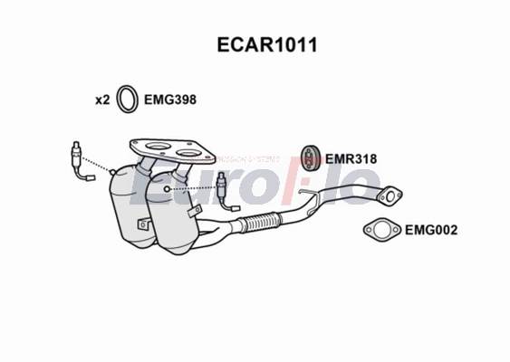 Катализатор EUROFLO ECAR1011