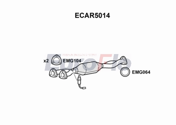 Катализатор EUROFLO ECAR5014