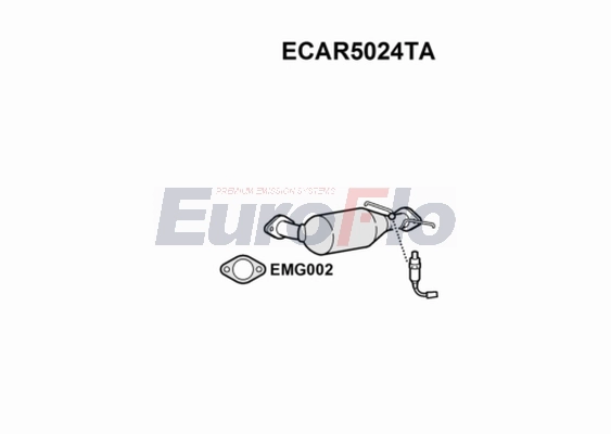 Катализатор EUROFLO ECAR5024TA