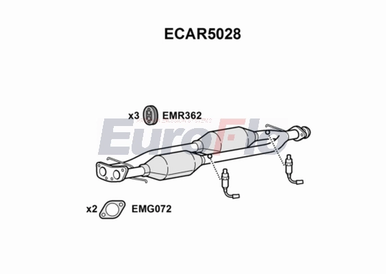 Катализатор EUROFLO ECAR5028