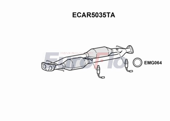 Катализатор EUROFLO ECAR5035TA