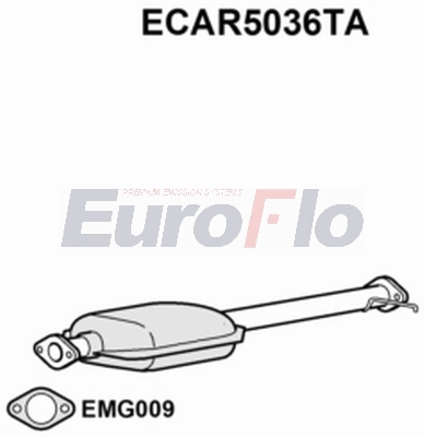 Катализатор EUROFLO ECAR5036TA