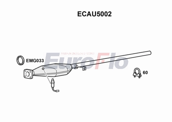 Катализатор EUROFLO ECAU5002
