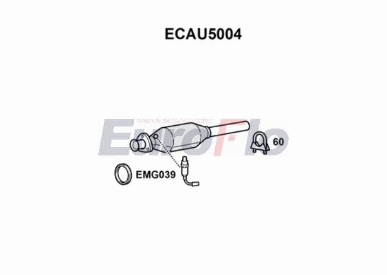 Катализатор EUROFLO ECAU5004