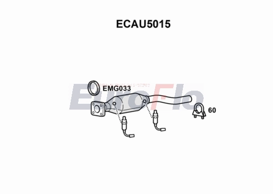 Катализатор EUROFLO ECAU5015