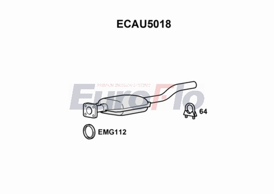 Катализатор EUROFLO ECAU5018
