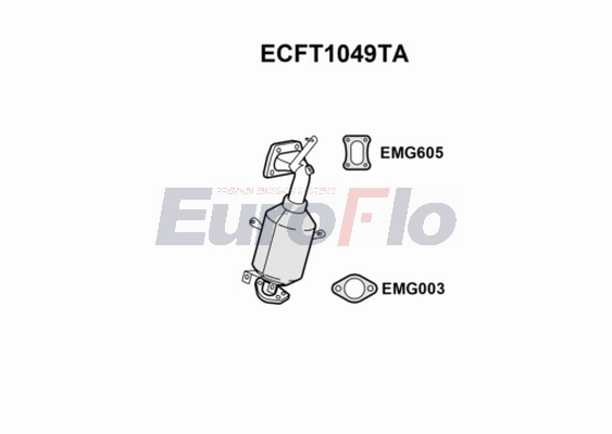 Катализатор EUROFLO ECFT1049TA