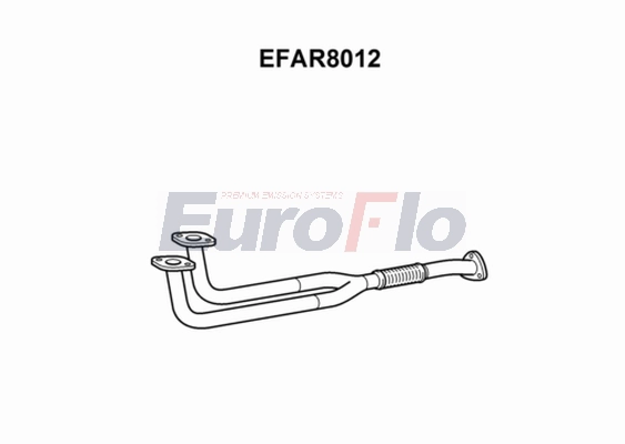 Труба выхлопного газа EUROFLO EFAR8012