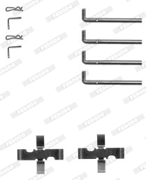Комплектующие колодки дискового тормоза premier FERODO FBA470