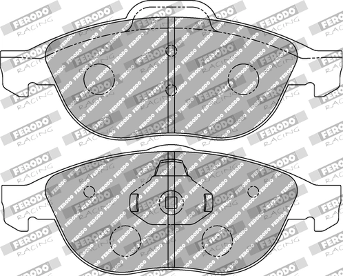 Комплект тормозных колодок дисковый тормоз ds2500 FERODO RACING FCP1134H
