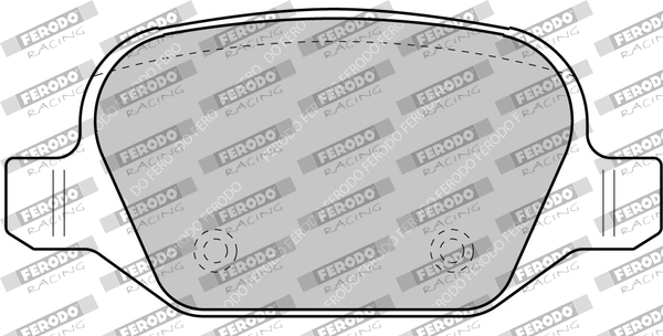 Комплект тормозных колодок дисковый тормоз ds2500 FERODO RACING FCP1349H
