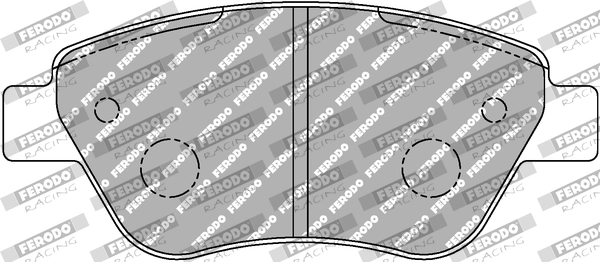 Комплект тормозных колодок дисковый тормоз dsuno FERODO RACING FCP1466Z