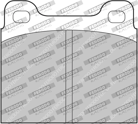 Комплект тормозных колодок дисковый тормоз dsuno FERODO RACING FCP2Z