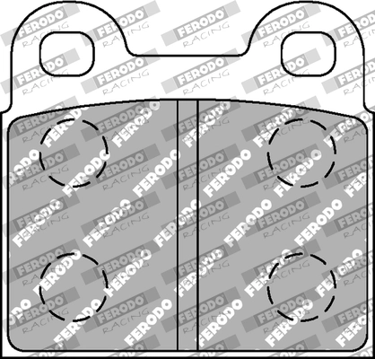 Комплект тормозных колодок дисковый тормоз ds1.11 FERODO RACING FCP3W