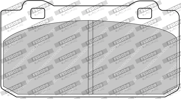 Комплект тормозных колодок дисковый тормоз ds3000 FERODO RACING FCP441R