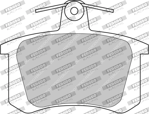 Комплект тормозных колодок дисковый тормоз ds3000 FERODO RACING FCP596R