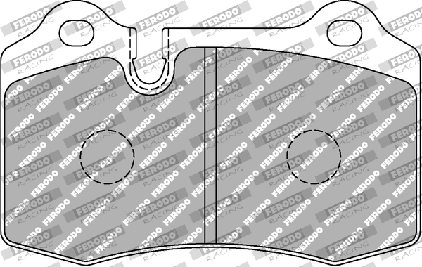 Комплект тормозных колодок дисковый тормоз ds1.11 FERODO RACING FCP721W