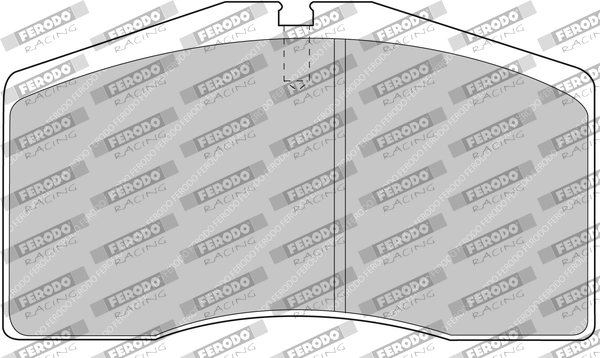 Комплект тормозных колодок дисковый тормоз ds3000 FERODO RACING FCP891R