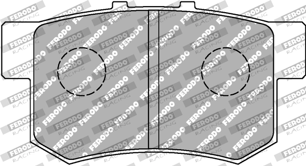 Комплект тормозных колодок дисковый тормоз ds2500 FERODO RACING FCP956H