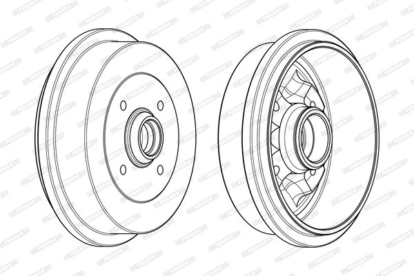 Тормозной барабан premier FERODO FDR329704
