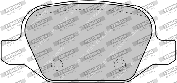 Комплект тормозных колодок дисковый тормоз ds performance FERODO RACING FDS1349