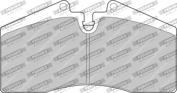 Комплект тормозных колодок дисковый тормоз ds performance FERODO RACING FDS560