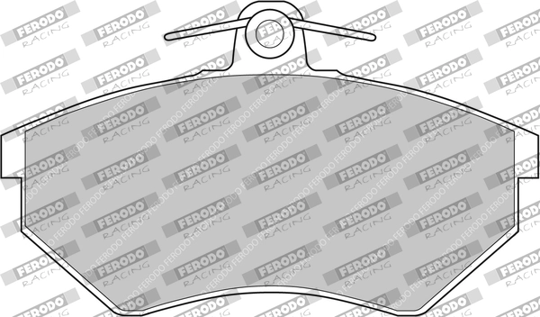 Комплект тормозных колодок дисковый тормоз ds performance FERODO RACING FDS775
