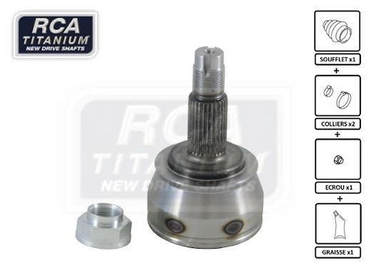Шарнирный комплект приводной вал new cv joint RCA FRANCE FI90