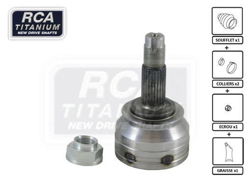 Шарнирный комплект приводной вал new cv joint RCA FRANCE FI98