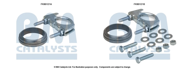 Монтажный комплект катализатор BM CATALYSTS FK80121