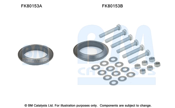 Монтажный комплект катализатор BM CATALYSTS FK80153