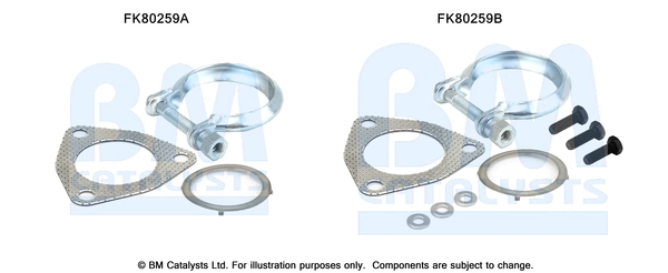 Монтажный комплект катализатор BM CATALYSTS FK80259