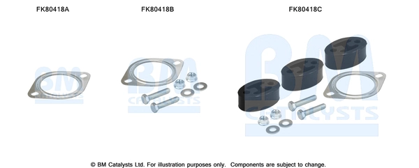 Монтажный комплект катализатор BM CATALYSTS FK80418