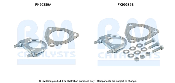 Монтажный комплект катализатор BM CATALYSTS FK90389