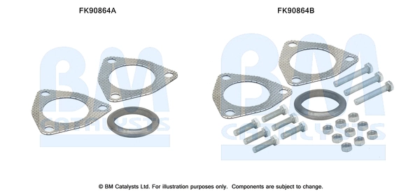 Монтажный комплект катализатор BM CATALYSTS FK90864