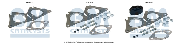 Монтажный комплект катализатор BM CATALYSTS FK91357