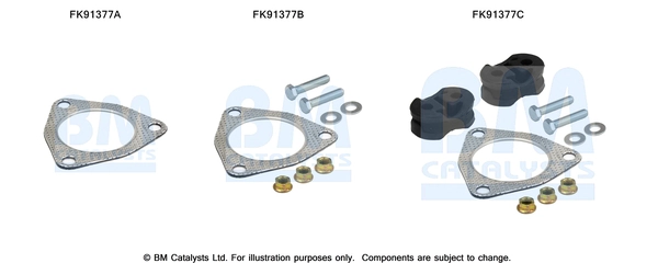 Монтажный комплект катализатор BM CATALYSTS FK91377