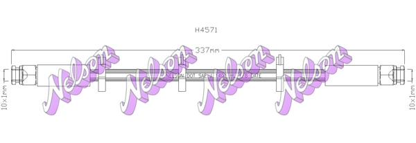 Тормозной шланг KAWE H4571