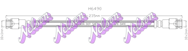 Тормозной шланг KAWE H6490